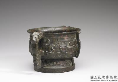 图片[3]-Gui food container with inscription “Ya chou”, late Shang to early Western Zhou period, c. 12th-10th century BCE-China Archive